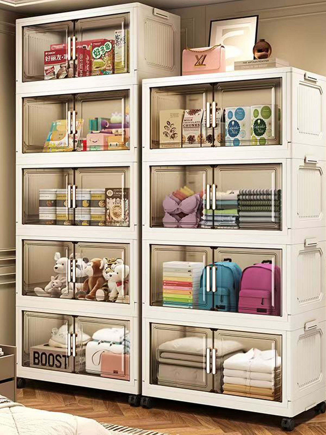Kitchen Baking Tray Storage - Storage Cabinet Folding Storage Box Home