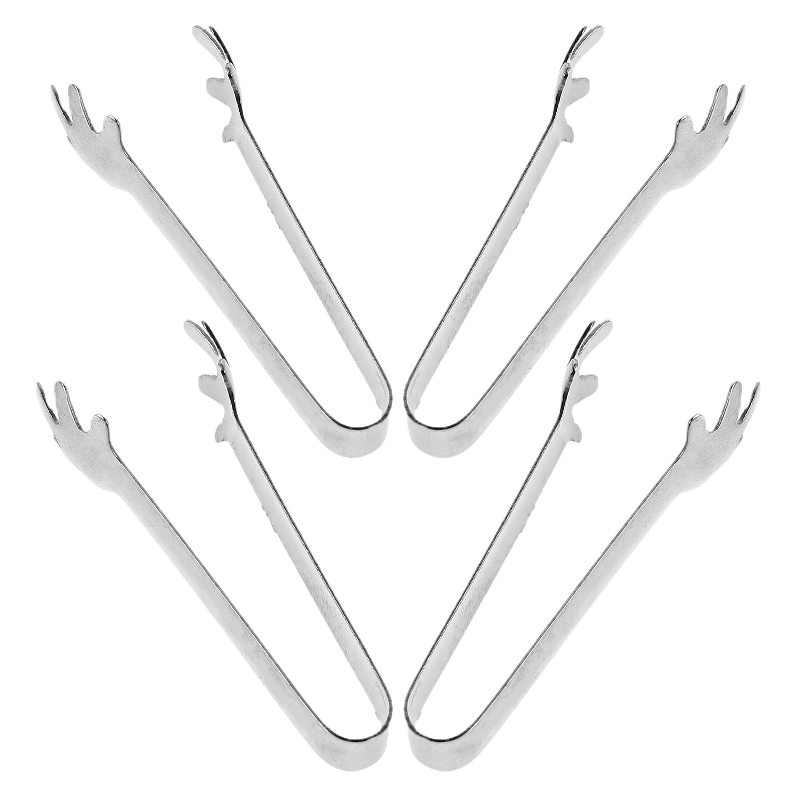 Kitchen Baking Game - 4Pcs Mini Bread Tongs Cute Tiny