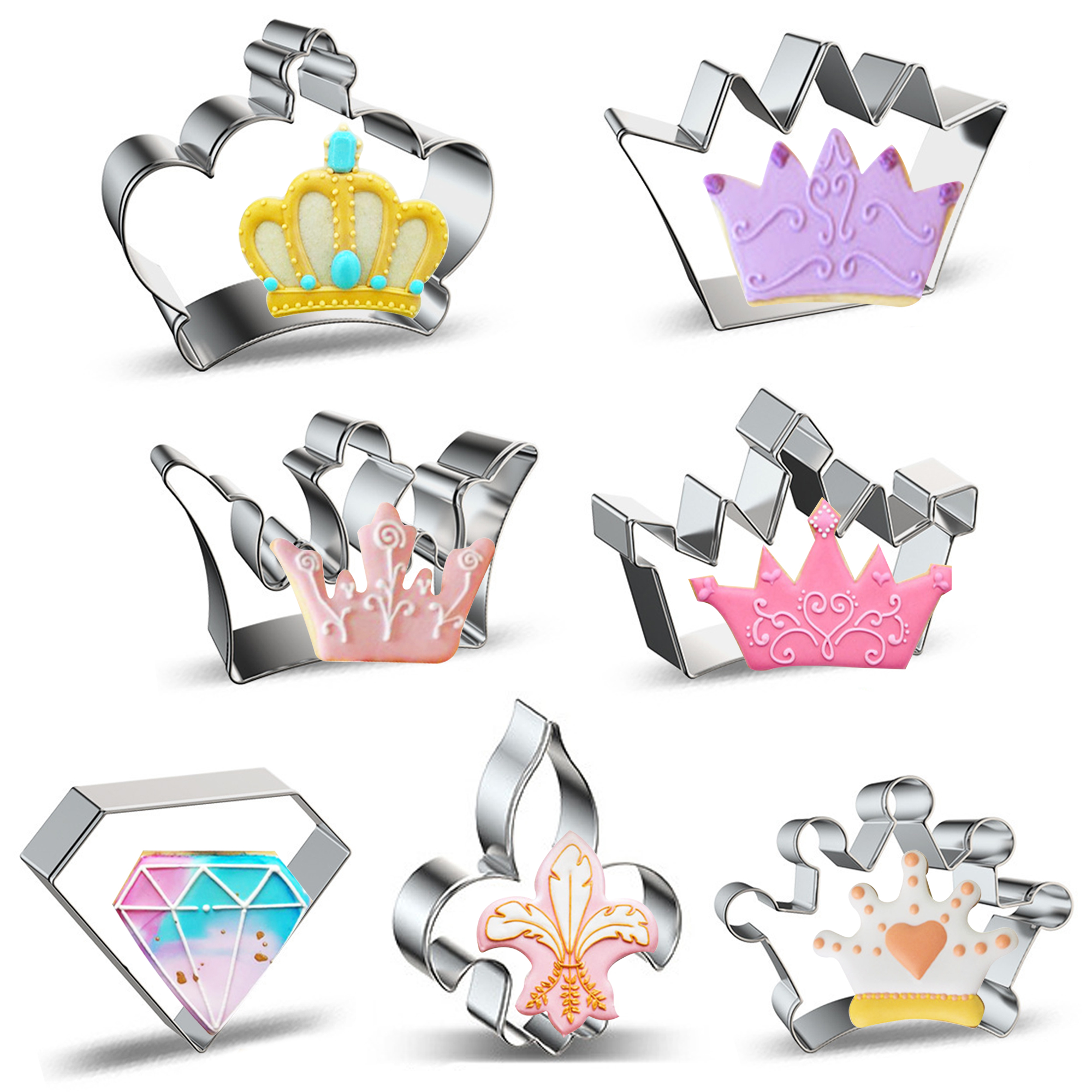 Kitchen Baking Cookies - Crown Cookie Cutter Baking Cookie Biscuit