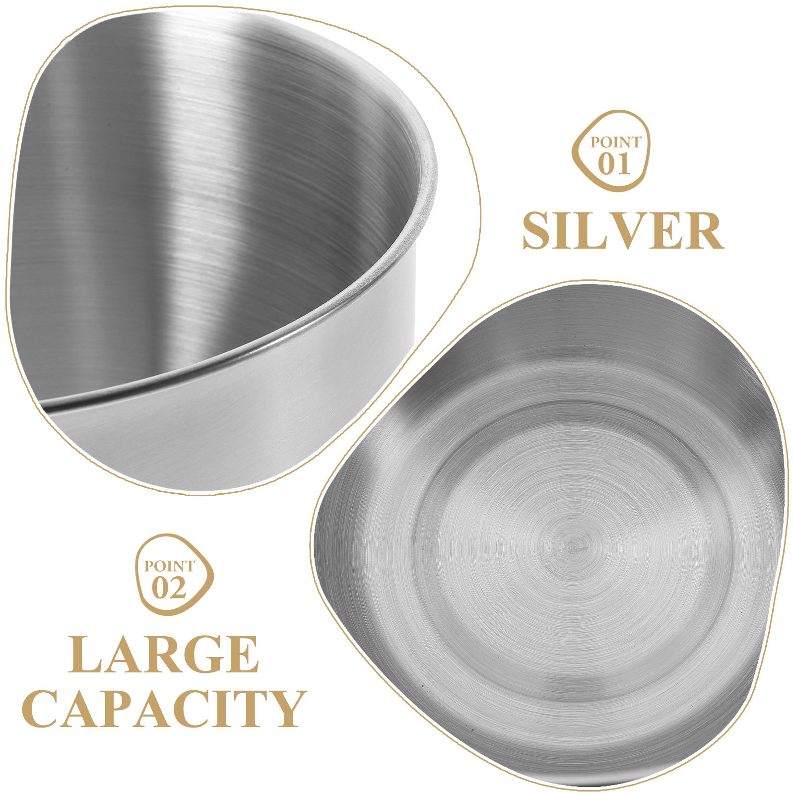 Stainless Steel Thick Deep Mix - Kitchen Baking Bowls recension och pris
