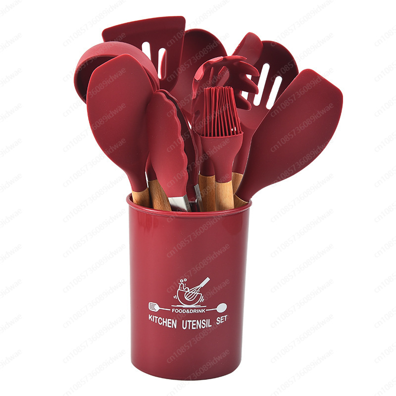 12-Piece silicone cookware set - Kitchen Baking Pan Storage recension och pris