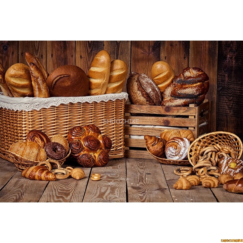 Wooden Planks Kitchen Donut Br - Kitchen Baking Photoshoot recension och pris