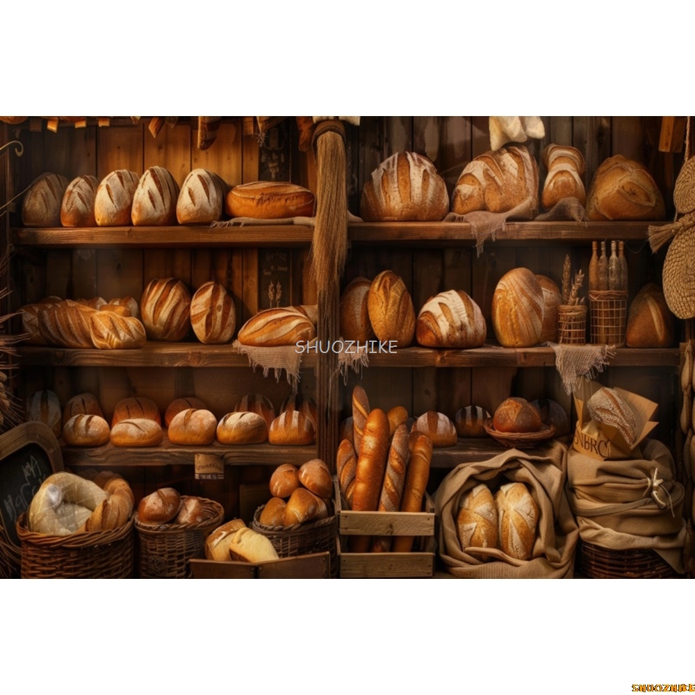 Wooden Planks Kitchen Donut Br - Kitchen Baking Photoshoot recension och pris