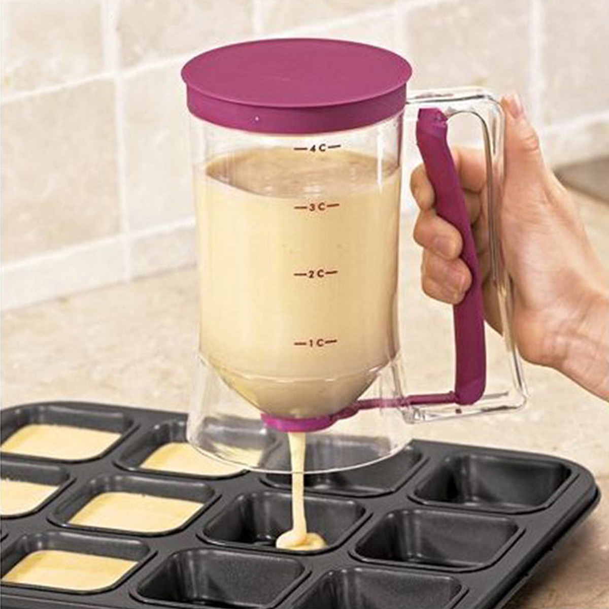 900ml Batter Dispenser Kitchen - Kitchen.Baking Labels recension och pris