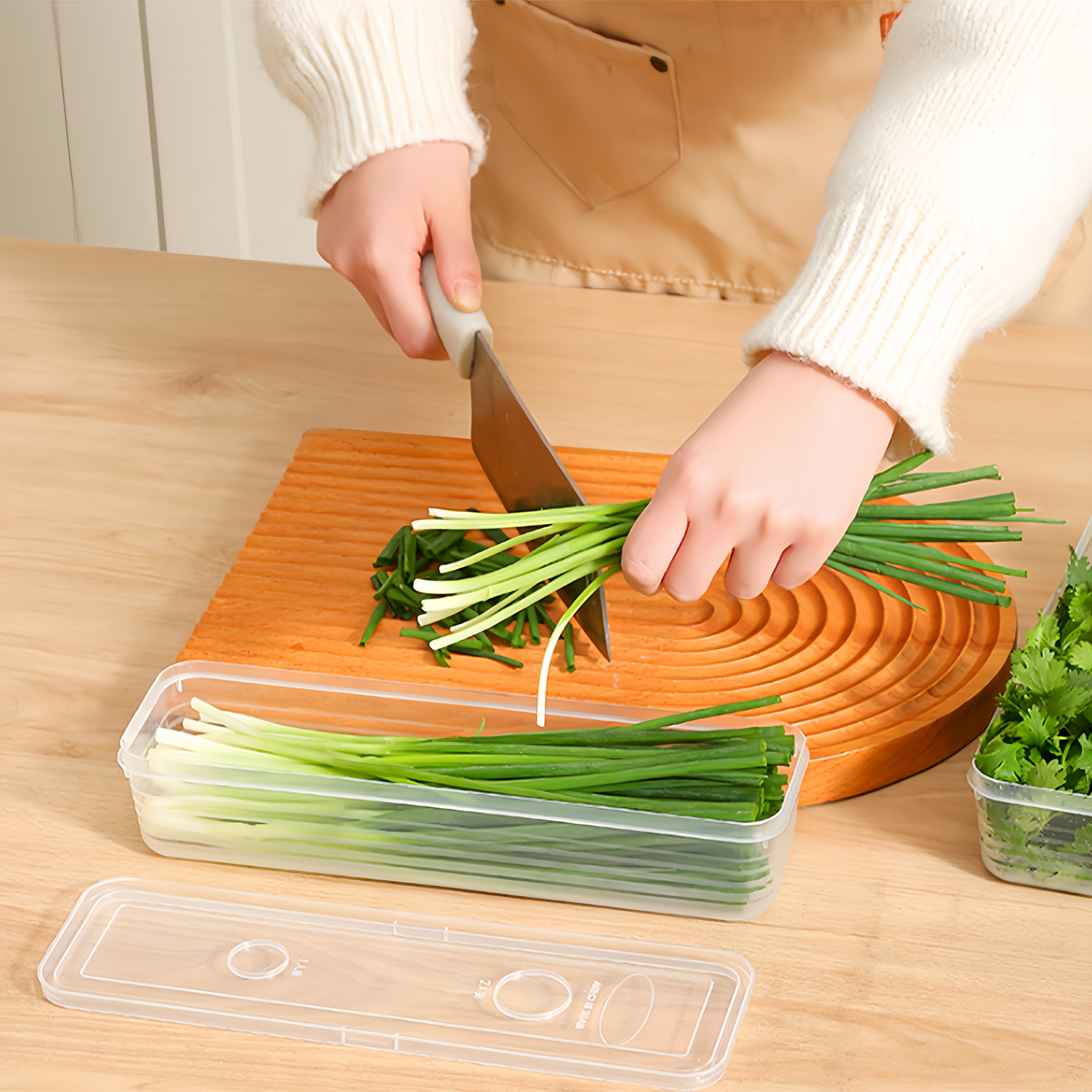 2/4/6pcs Food Vegetable Storag - Kitchen Baking Tray Storage recension och pris