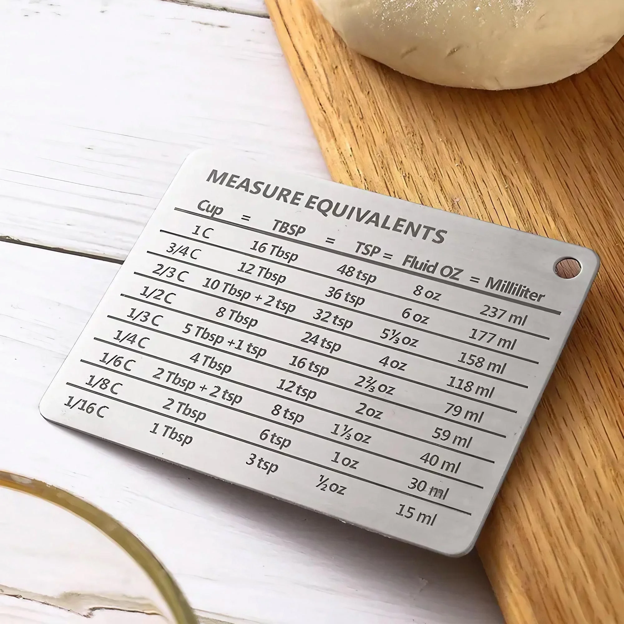 Stainless Steel Kitchen Scale  - Kitchen Baking Conversion Chart recension och pris