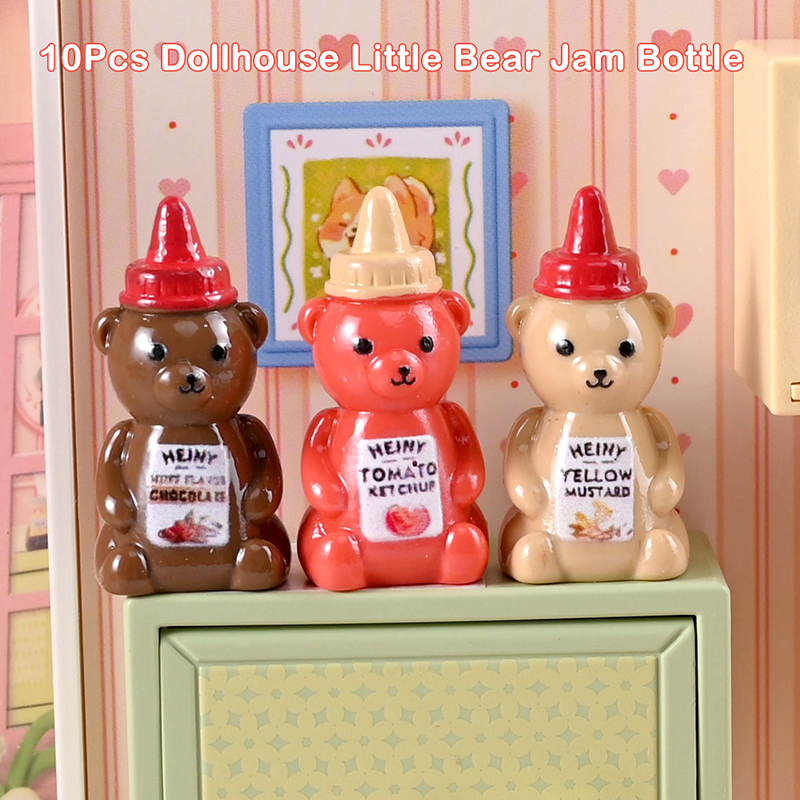 10Pcs 1/12 Dollhouse Simulated - Miniature Baking Kitchen recension och pris