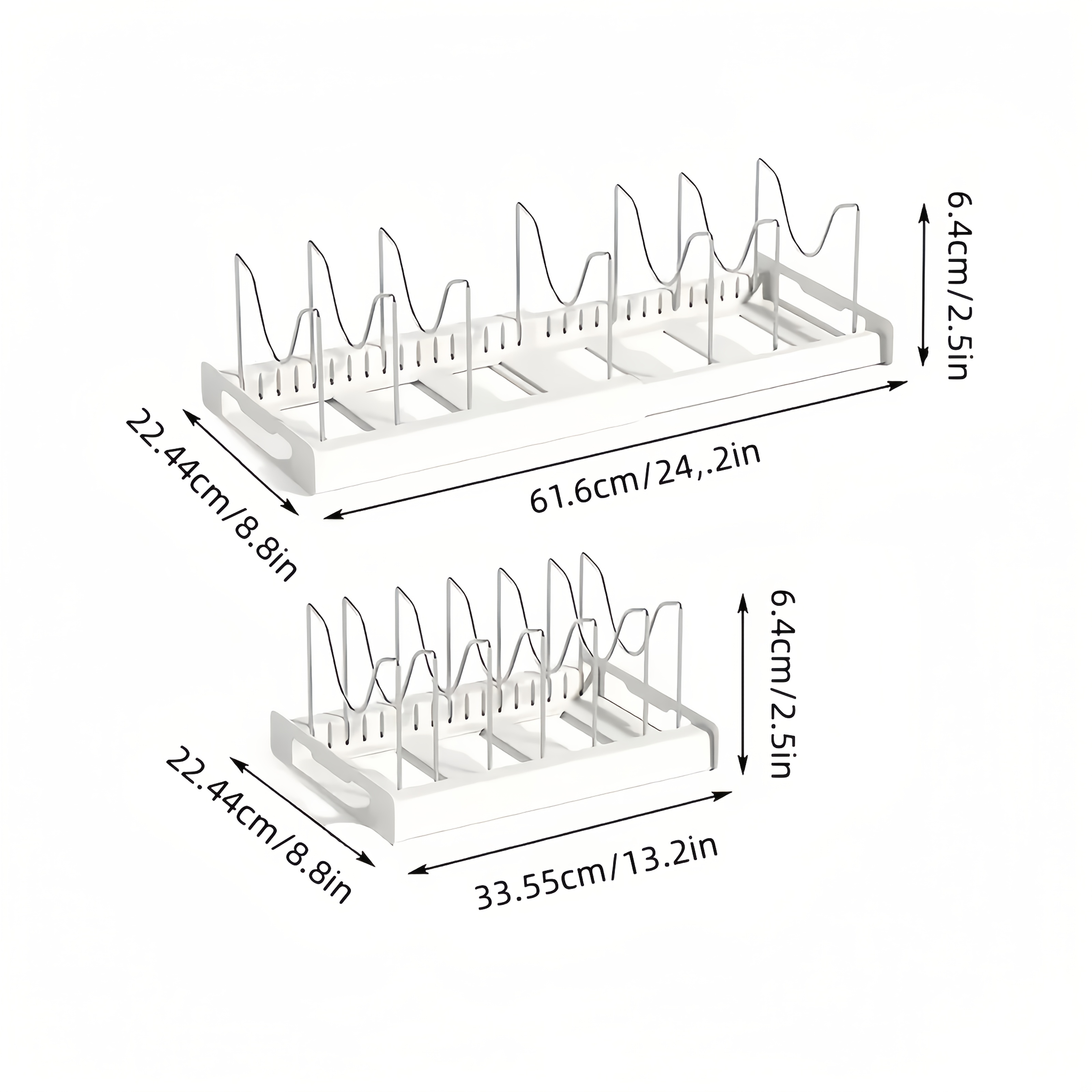 Cookware Organizer Rack, Expan - Kitchen Baking Pan Storage recension och pris