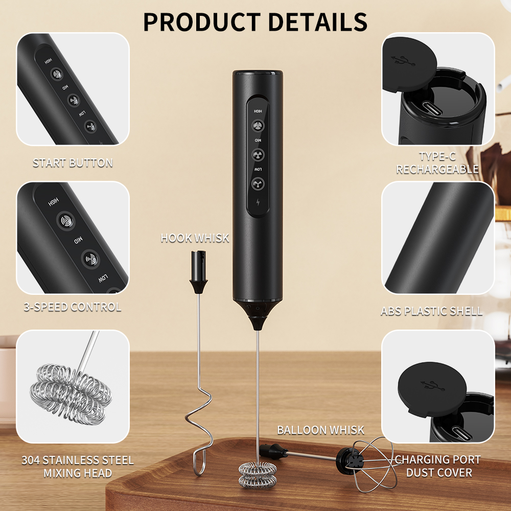 3 in 1 Electric Handheld Milk  - Miniature Baking Kitchen recension och pris