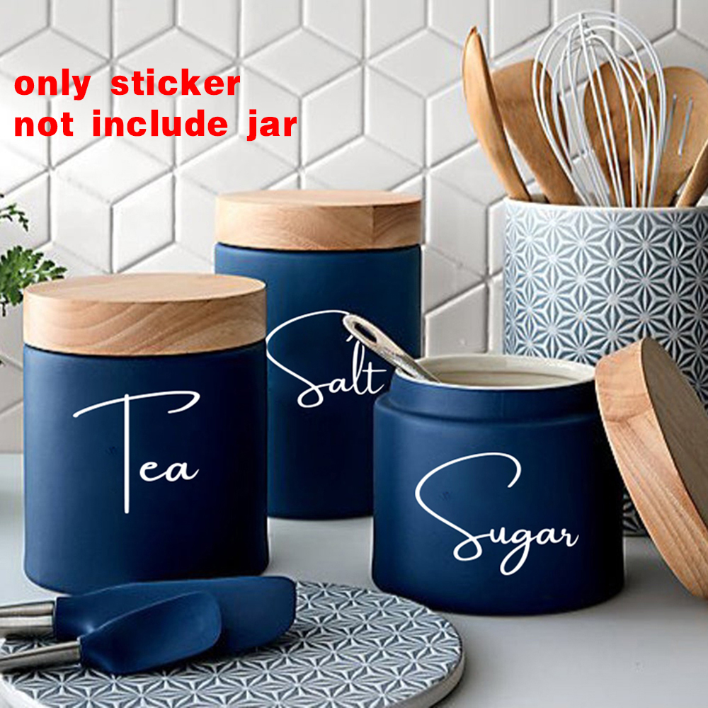 8Pcs Kitchen Organization Cani - Kitchen.Baking Labels recension och pris