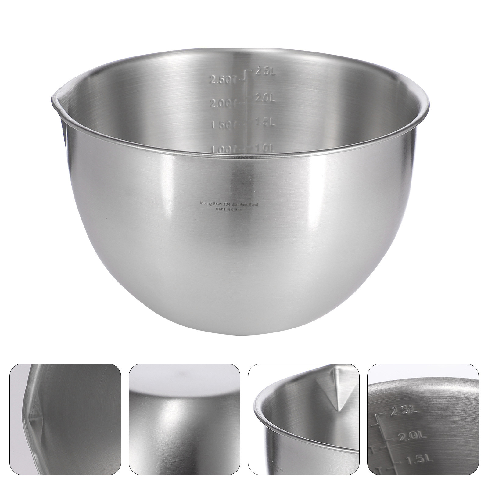 Stainless Steel Mixing Bowl De - Kitchen Baking Pan Storage recension och pris