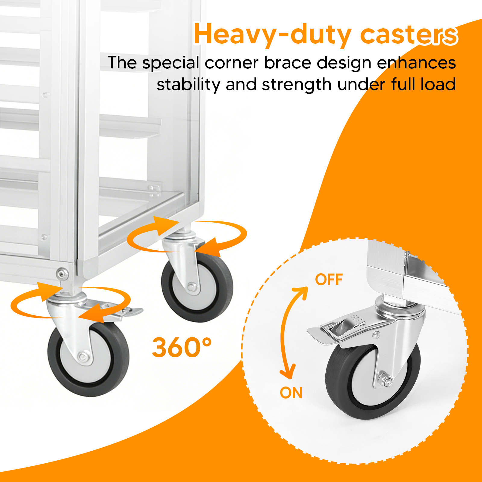 18 Tiers Bun Rack with Wheels  - Kitchen Baking Pan Storage recension och pris