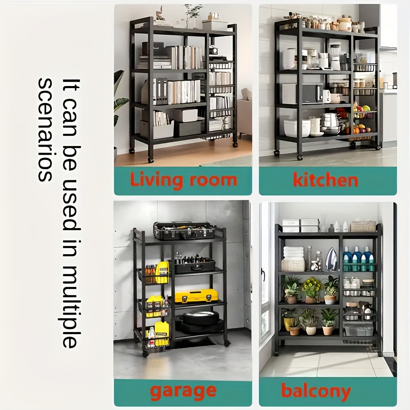 us1pc Movable Storage Rack, Ad - Kitchen Utensils recension och pris