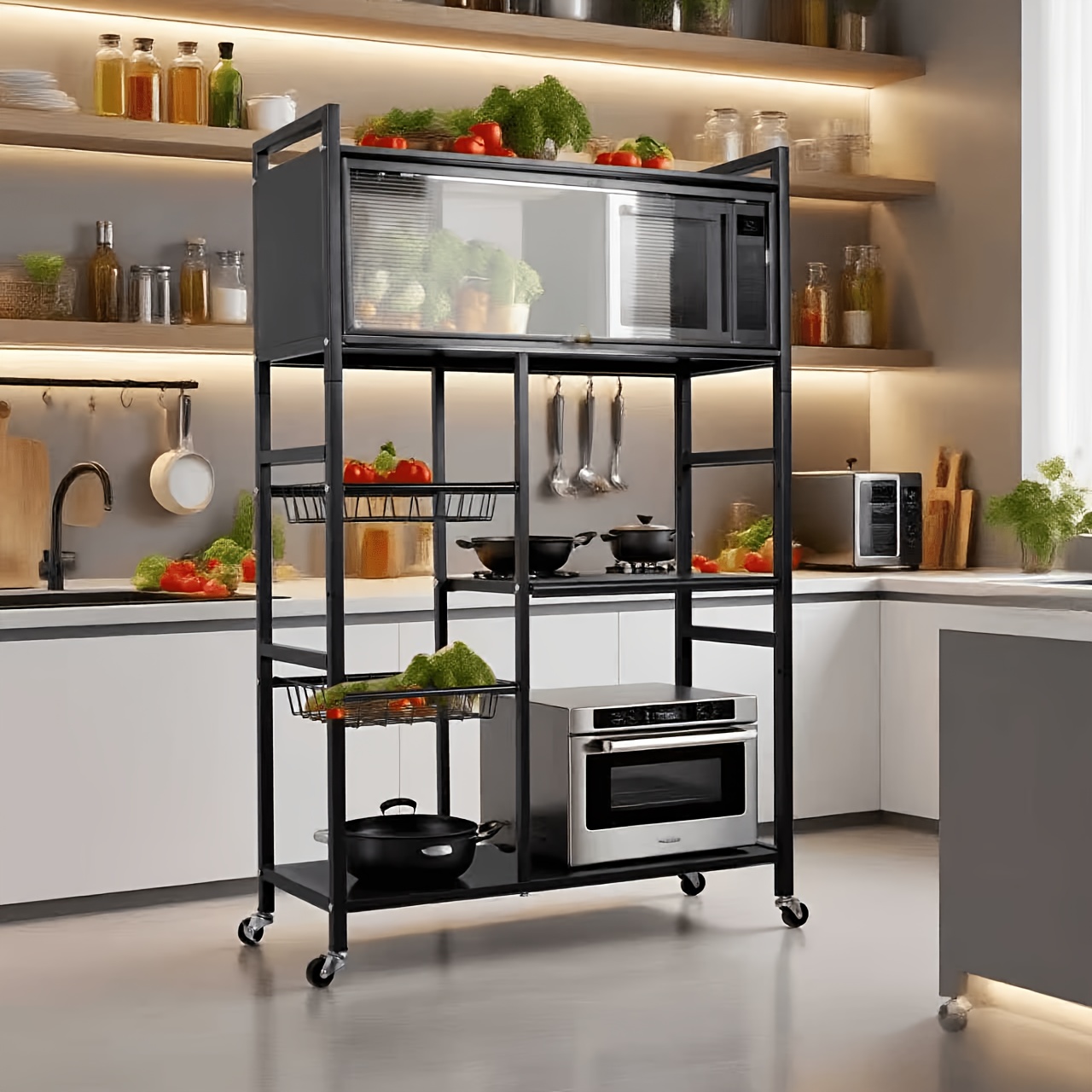 us1pc Movable Storage Rack, Ad - Kitchen Utensils recension och pris