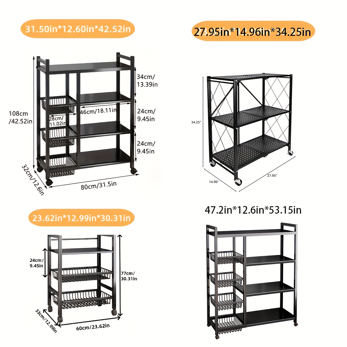 us1pc Movable Storage Rack, Ad - Kitchen Utensils recension och pris