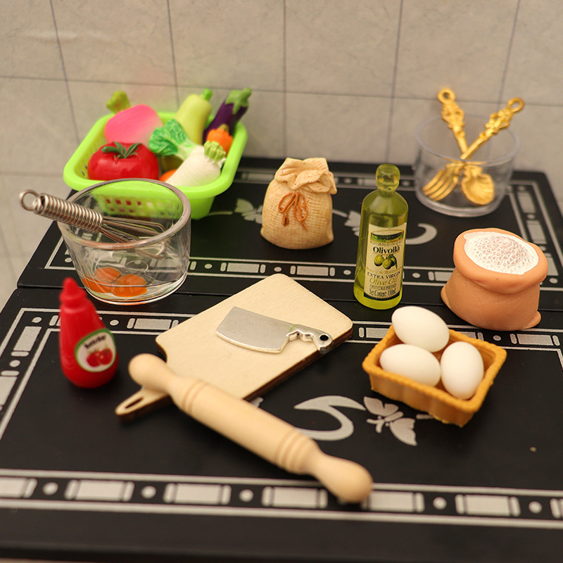1/12 Dollhouse Miniature Kitch - Miniature Baking Kitchen recension och pris