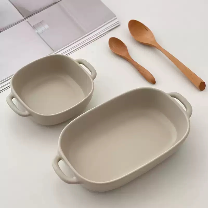 Oven Safe Double Handle Cerami - Kitchen Baking Bowls recension och pris