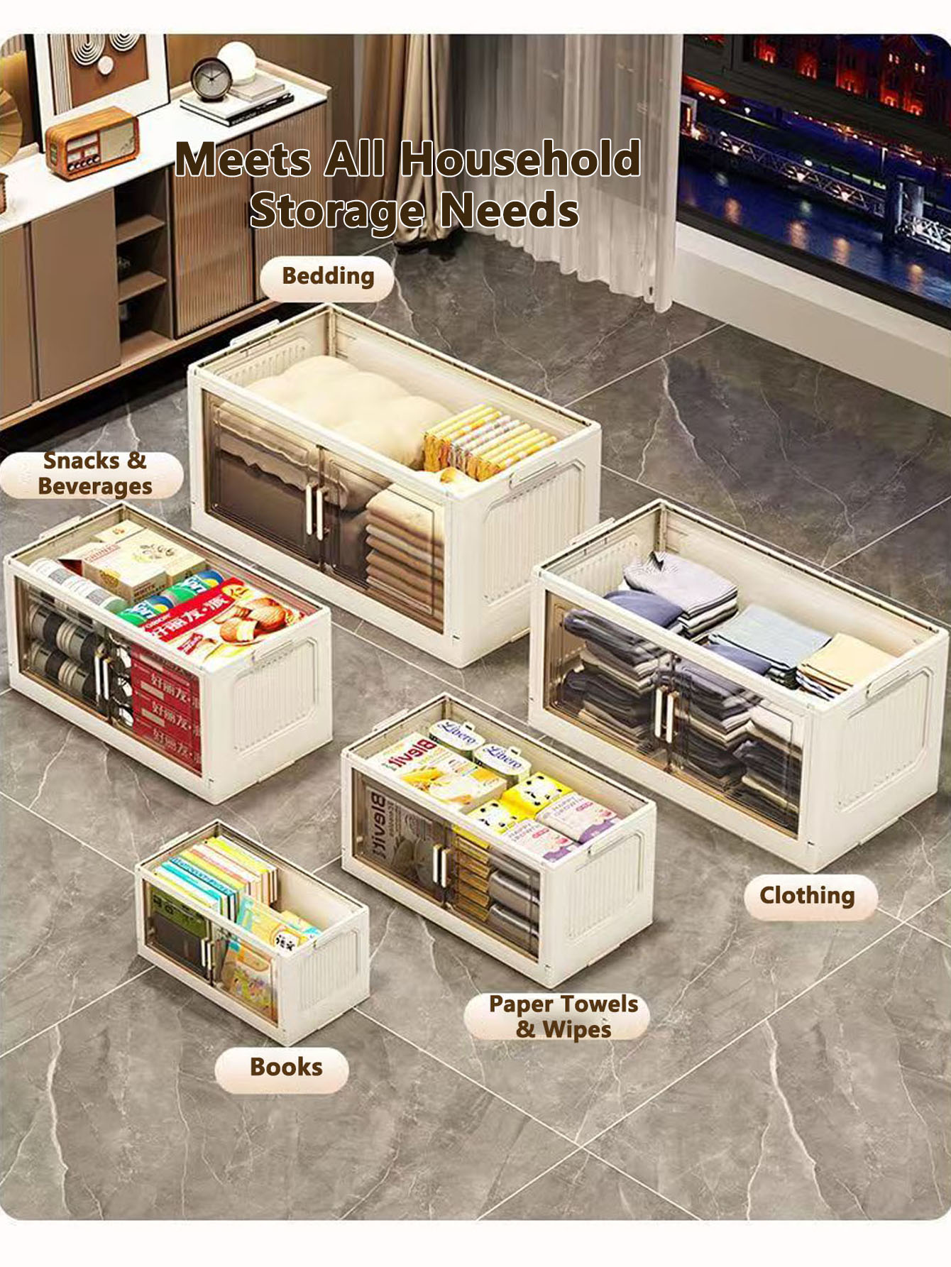 Storage Cabinet Folding Storag - Kitchen Baking Tray Storage recension och pris