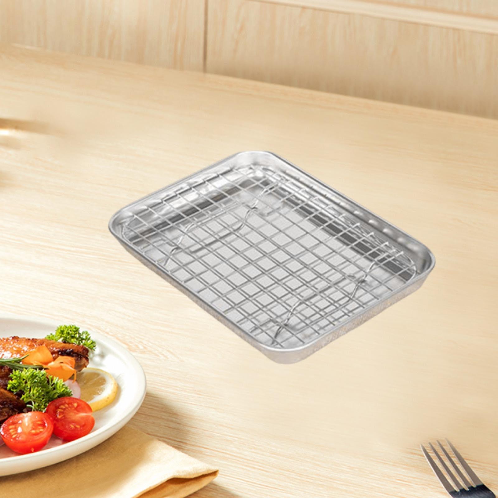 Stainless Steel Baking Sheet w - Kitchen Baking Pan Storage recension och pris