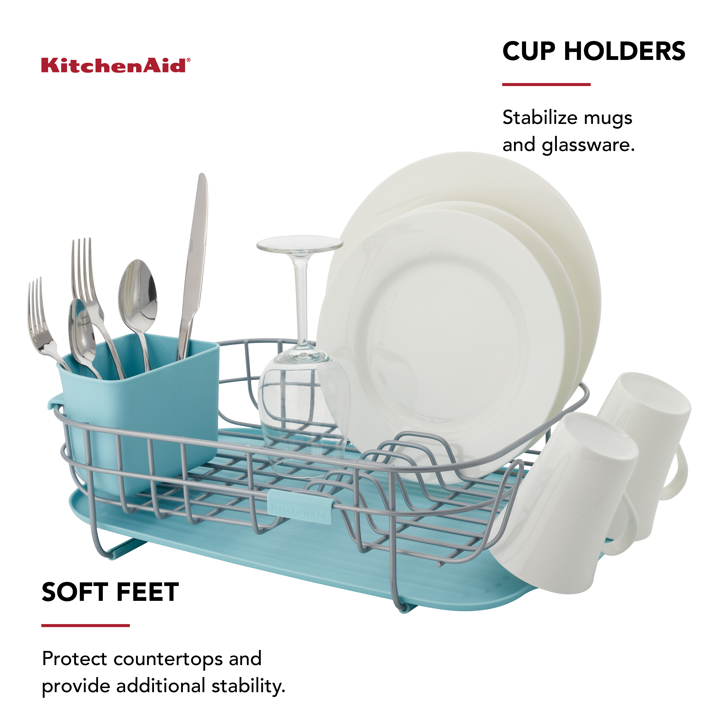 Low Profile Steel Dish Rack fo - Kitchen Utensils recension och pris