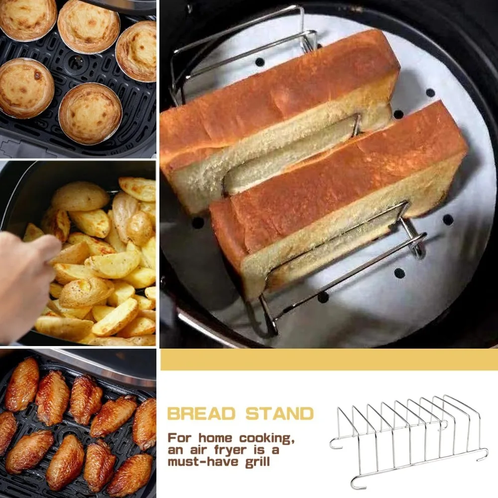 Toast Bread Rack Stainless Ste - Kitchen Baking Pan Storage recension och pris