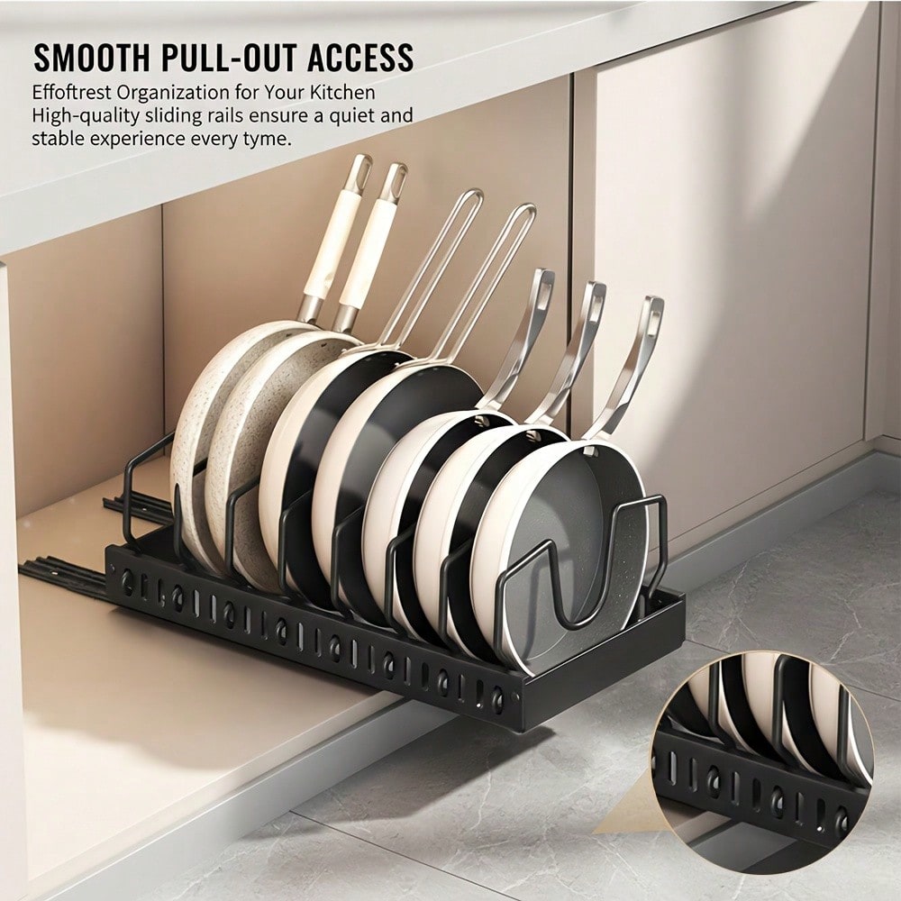 1/2pcs Cabinet Pull-Out Storag - Kitchen Baking Pan Storage recension och pris