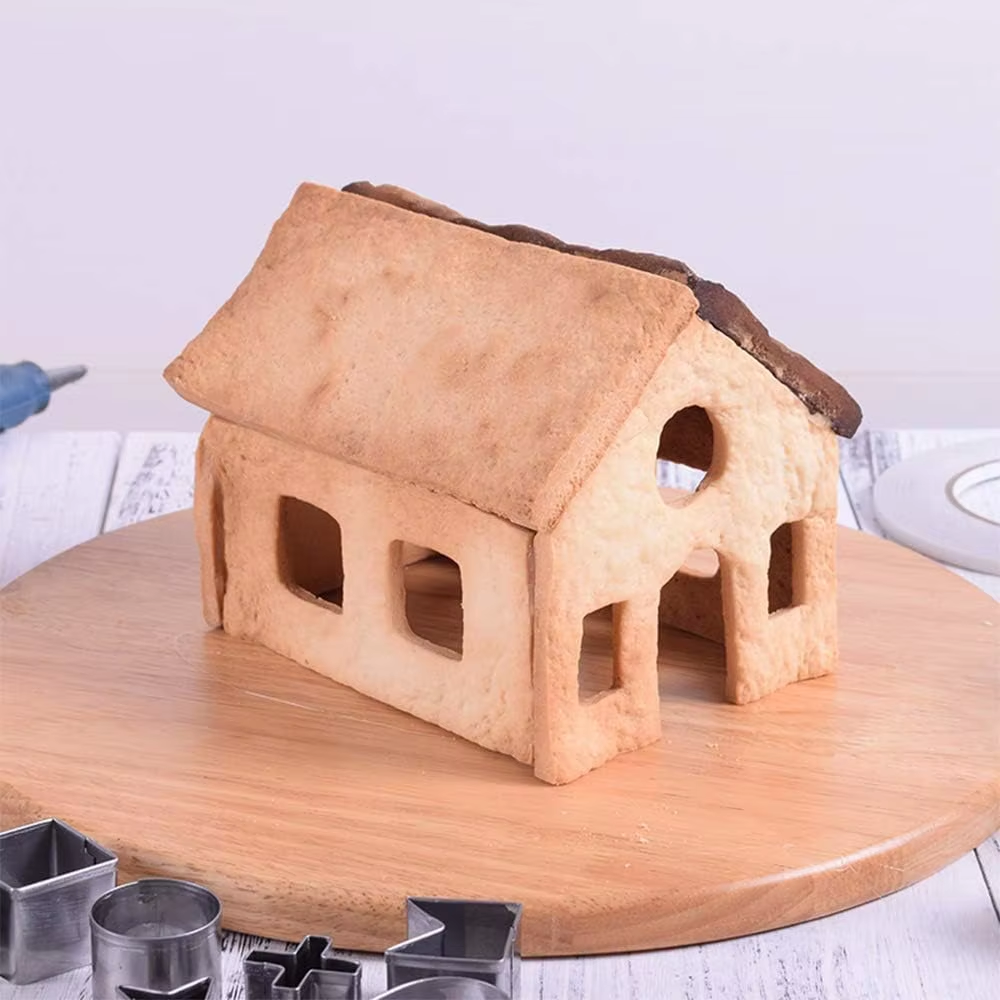 10Pcs Gingerbread House Cookie - Kitchen Baking Cookies recension och pris