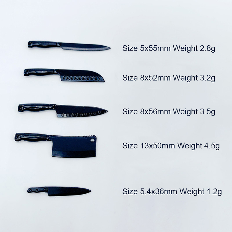 1/12 Dollhouse Mini Knives Mod - Kitchen Utensils recension och pris