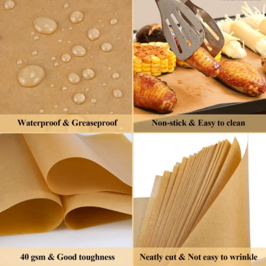 100PCS Unbleached Parchment Pa - Kitchen Baking Cookies recension och pris