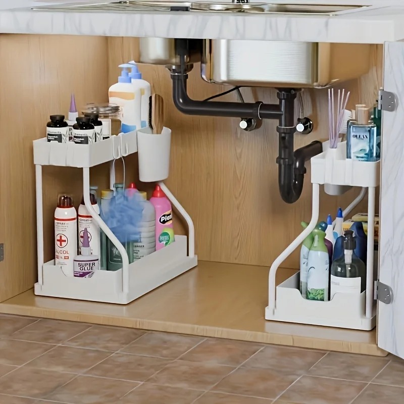 Under Sink Organizer Space Sav - Kitchen Baking Tray Storage recension och pris
