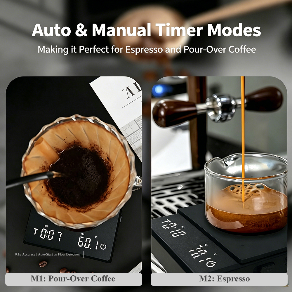 Mini Digital Coffee Scale with - Miniature Baking Kitchen recension och pris