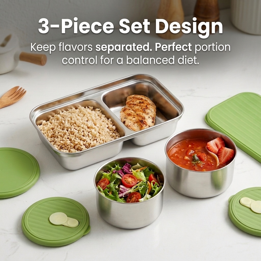 Microwave Safe 304 Stainless S - Kitchen Baking Tray Storage recension och pris