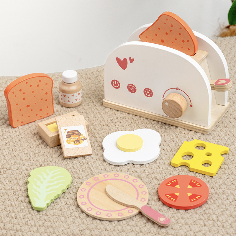 Pretend Play Wooden Kitchen Se - Kitchen Baking Game recension och pris