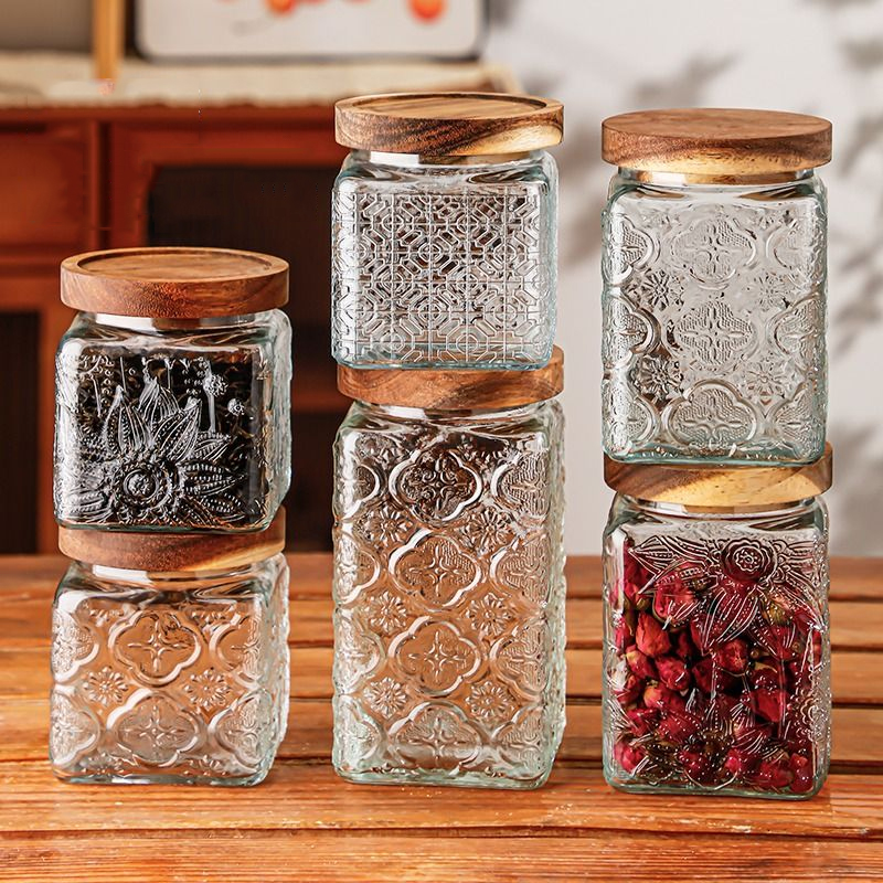 Retro Embossed Begonia Pattern - Kitchen Bank recension och pris