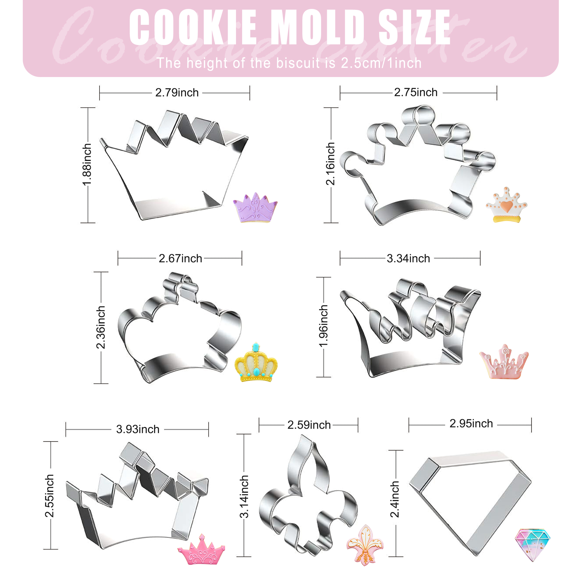 Crown Cookie Cutter Baking Coo - Kitchen Baking Cookies recension och pris