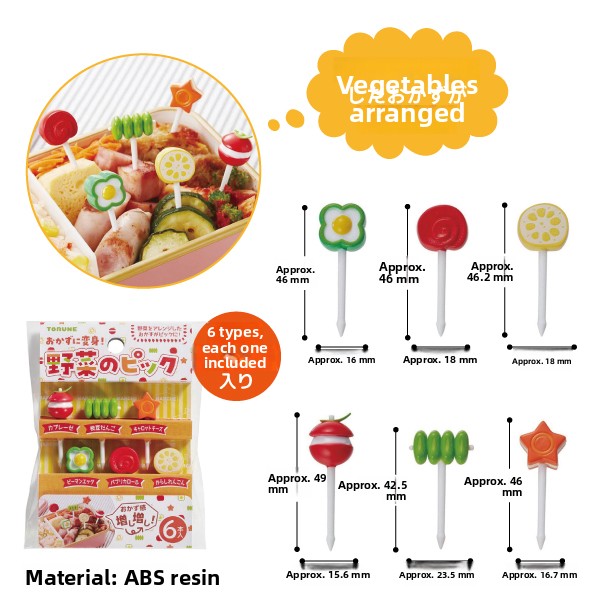 Torune Fruit ato Cartoon Bento - Kitchen.Baking Labels recension och pris
