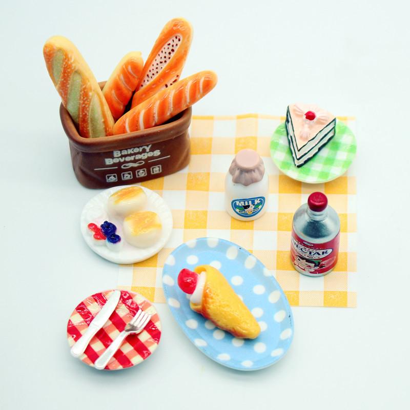 1Set Dollhouse Mini Breakfast  - Miniature Baking Kitchen recension och pris
