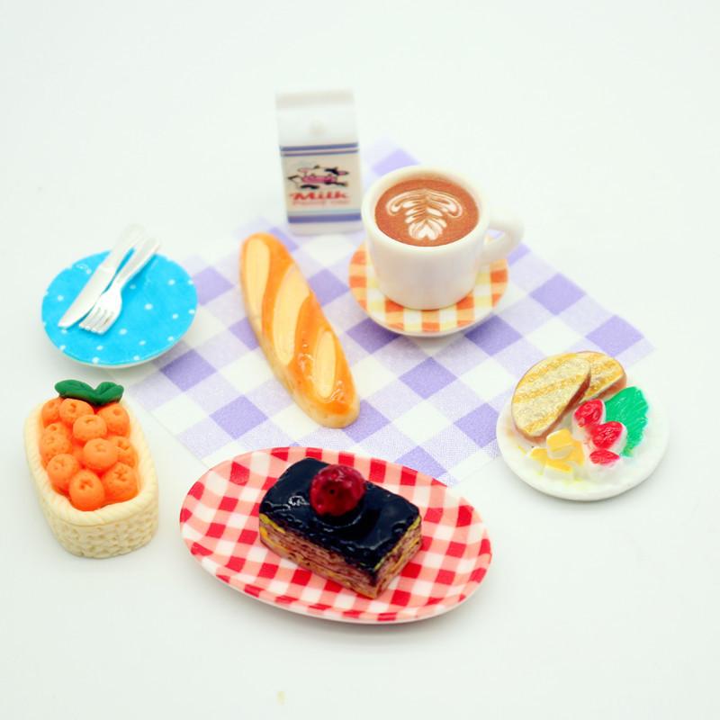 1Set Dollhouse Mini Breakfast  - Miniature Baking Kitchen recension och pris