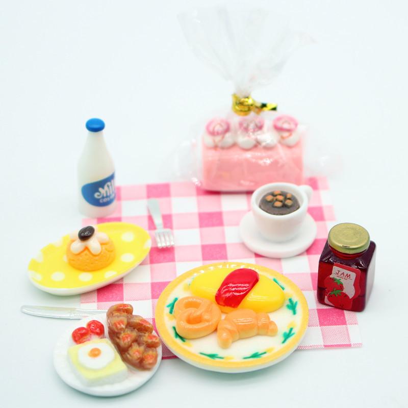 1Set Dollhouse Mini Breakfast  - Miniature Baking Kitchen recension och pris
